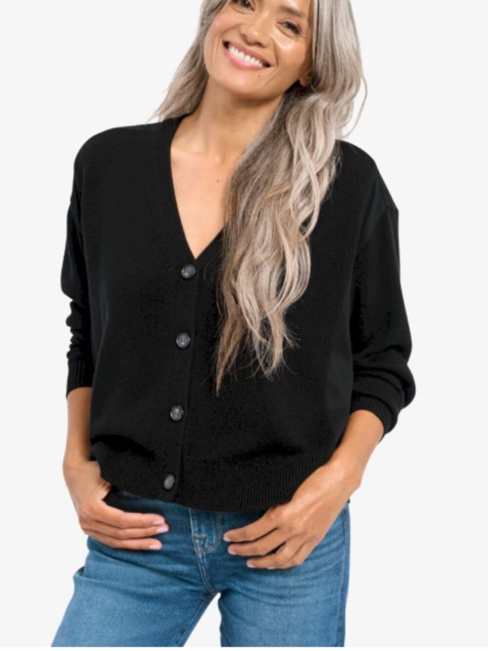 Splendid Corinne Sweater - Black - Size Small